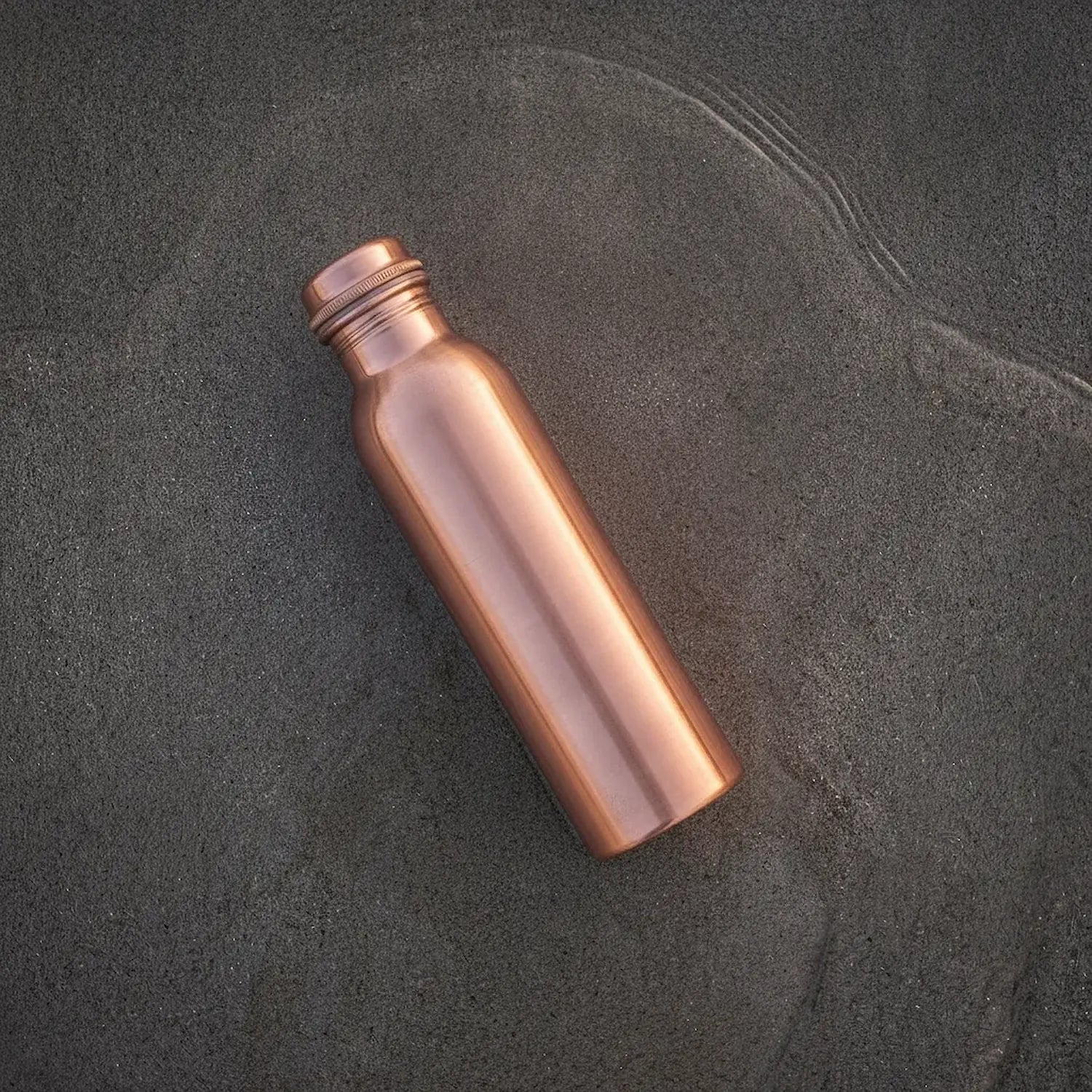 Smooth Copper Water Bottle