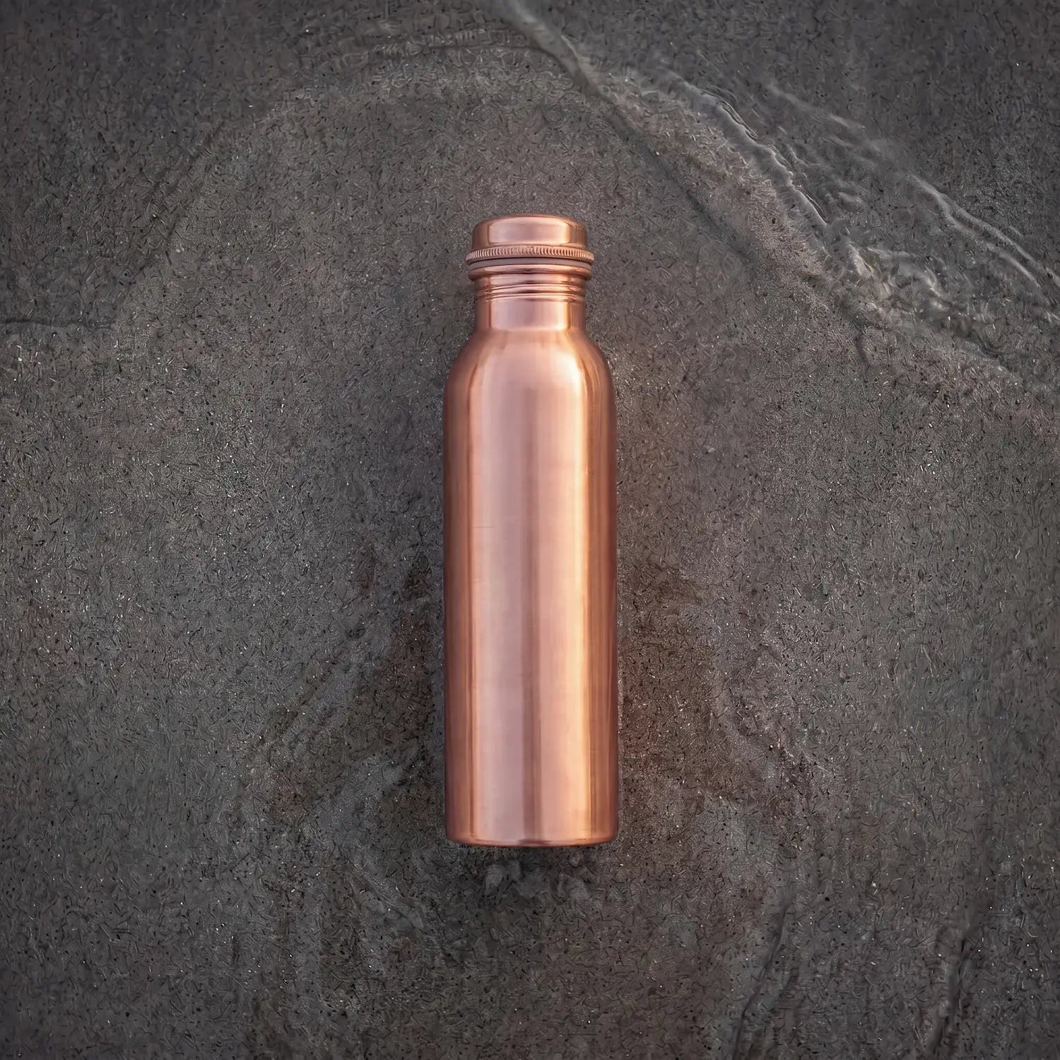 Smooth Copper Water Bottle